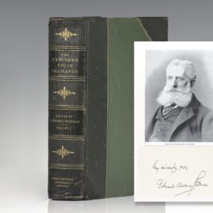The New York Stock Exchange; Its History, Its Contribution to National Prosperity, and Its Relation to American Finance at the Outset of the Twentieth Century, Volume 1