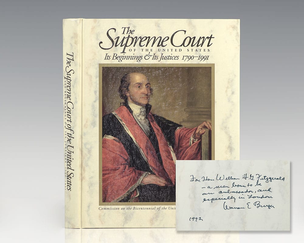 The Supreme Court of the United States: Its Beginnings & Its Justices 1790-1991.