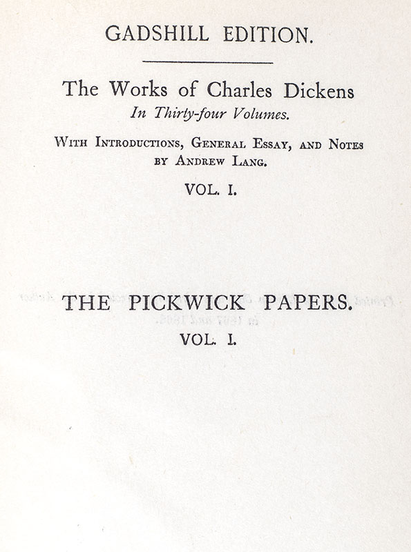 The Works of Charles Dickens