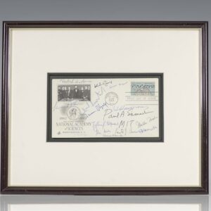 First Day Cover Signed by Fourteen Nobel Prize-Winning Economists