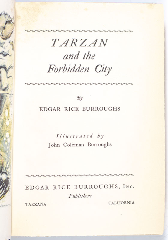 Tarzan and the Forbidden City