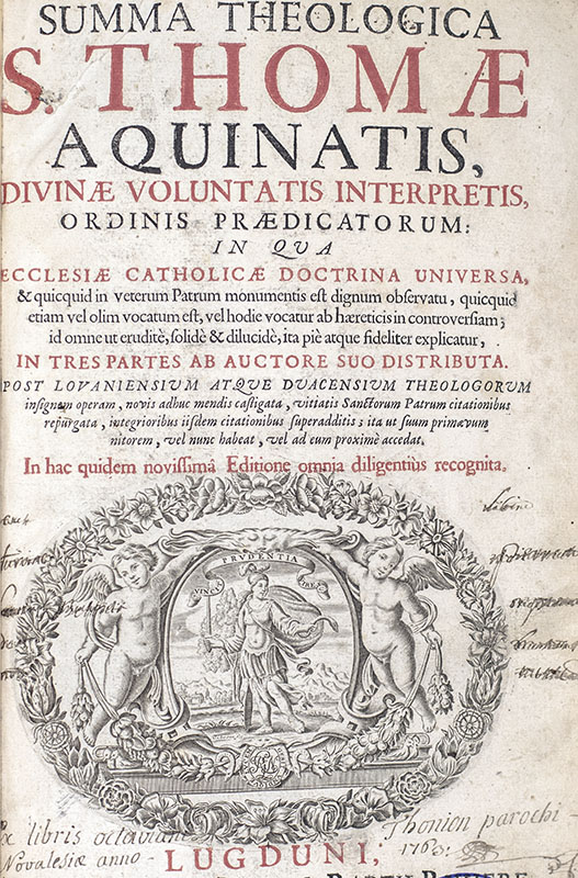 Summa Theologica S. Thomae Aquinatis