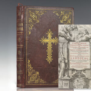 Canon Missæ Juxta Formam Editionis Romanæ. [Canon of the Roman Mass]