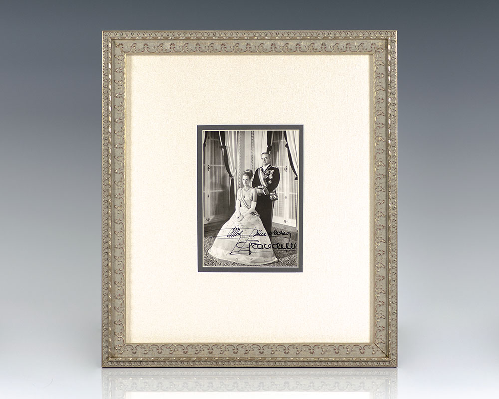 Princess Grace and Prince Rainier Signed Photograph.