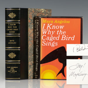 James Badwin's first edition copy of Maya Angelou's I Know Why The Caged Bird Sings