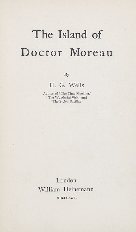 The Island of Doctor Moreau