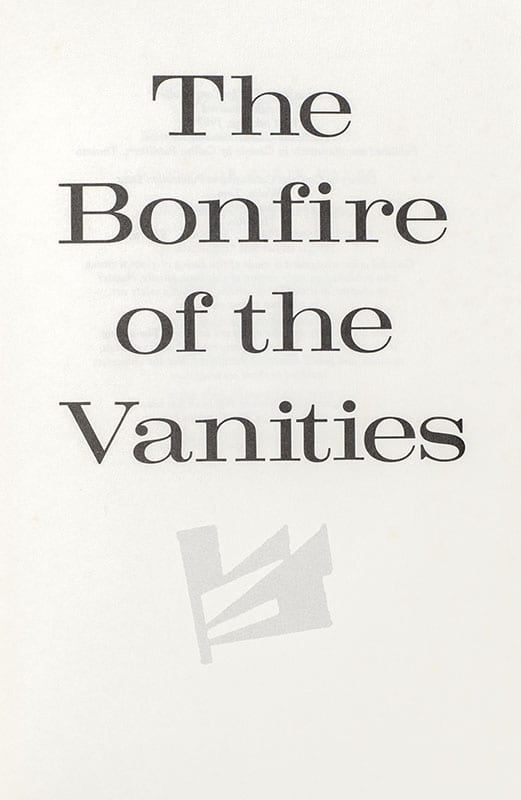 The Bonfire of the Vanities