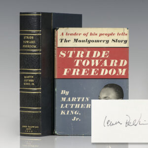 James Baldwin's copy of Martin Luther King's Stride Toward Freedom: The Montgomery Story