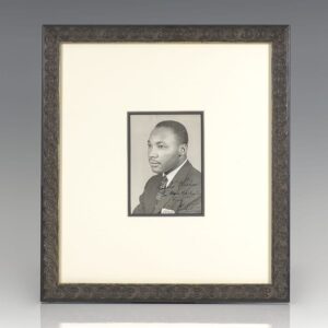 Martin Luther King, Jr. Signed Photograph.