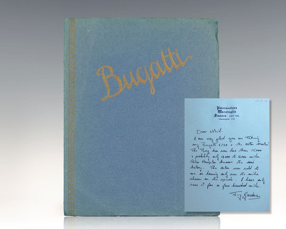 Collection of Original Bugatti Advertisements and Brochures.