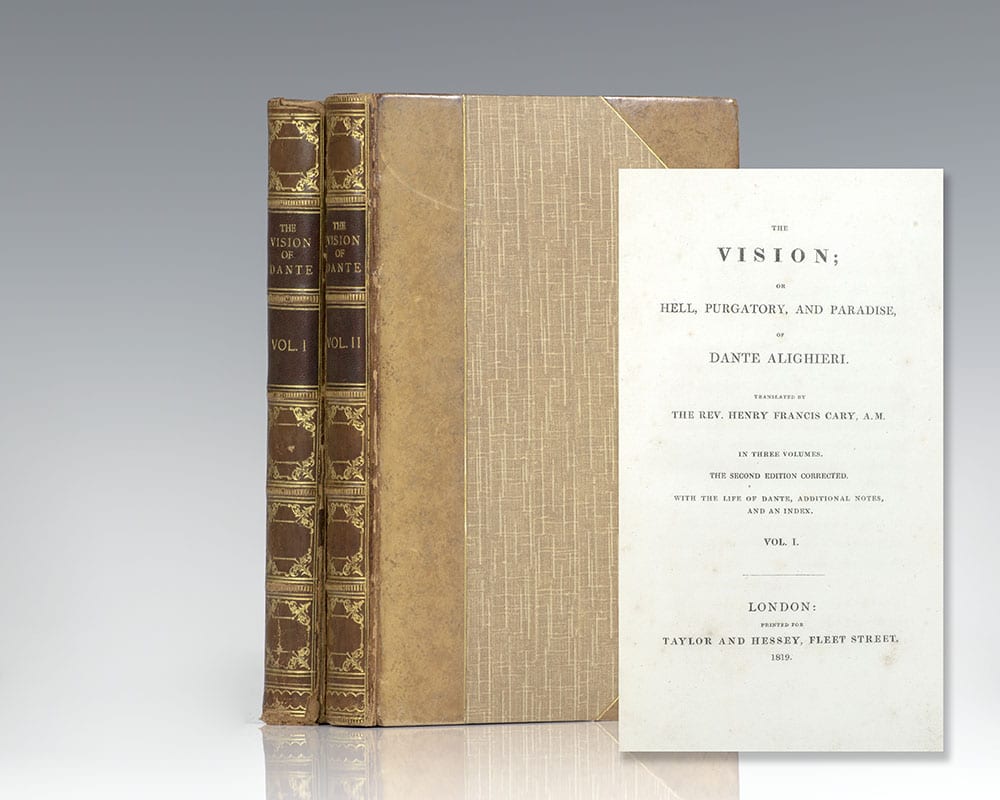 The Vision; or Hell, Purgatory, and Paradise, of Dante Alighieri. With the Life of Dante, Additional Notes, and an Index