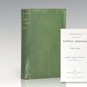 Contributions to the Theory of Natural Selection. A Series of Essays