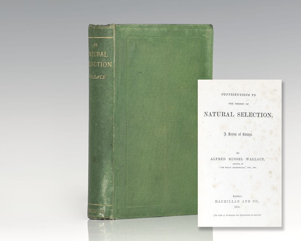 Contributions to the Theory of Natural Selection. A Series of Essays.