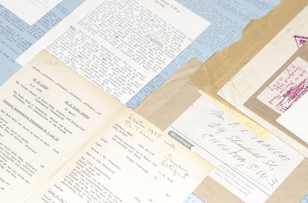 Collection of P. L. Travers Autograph Letters Signed.