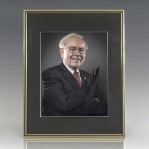 Warren Buffett Signed Photograph.