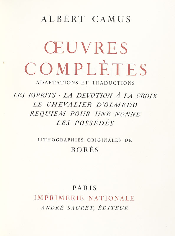 The Complete Works of Albert Camus: Including The Stranger, The Plague, and The Fall