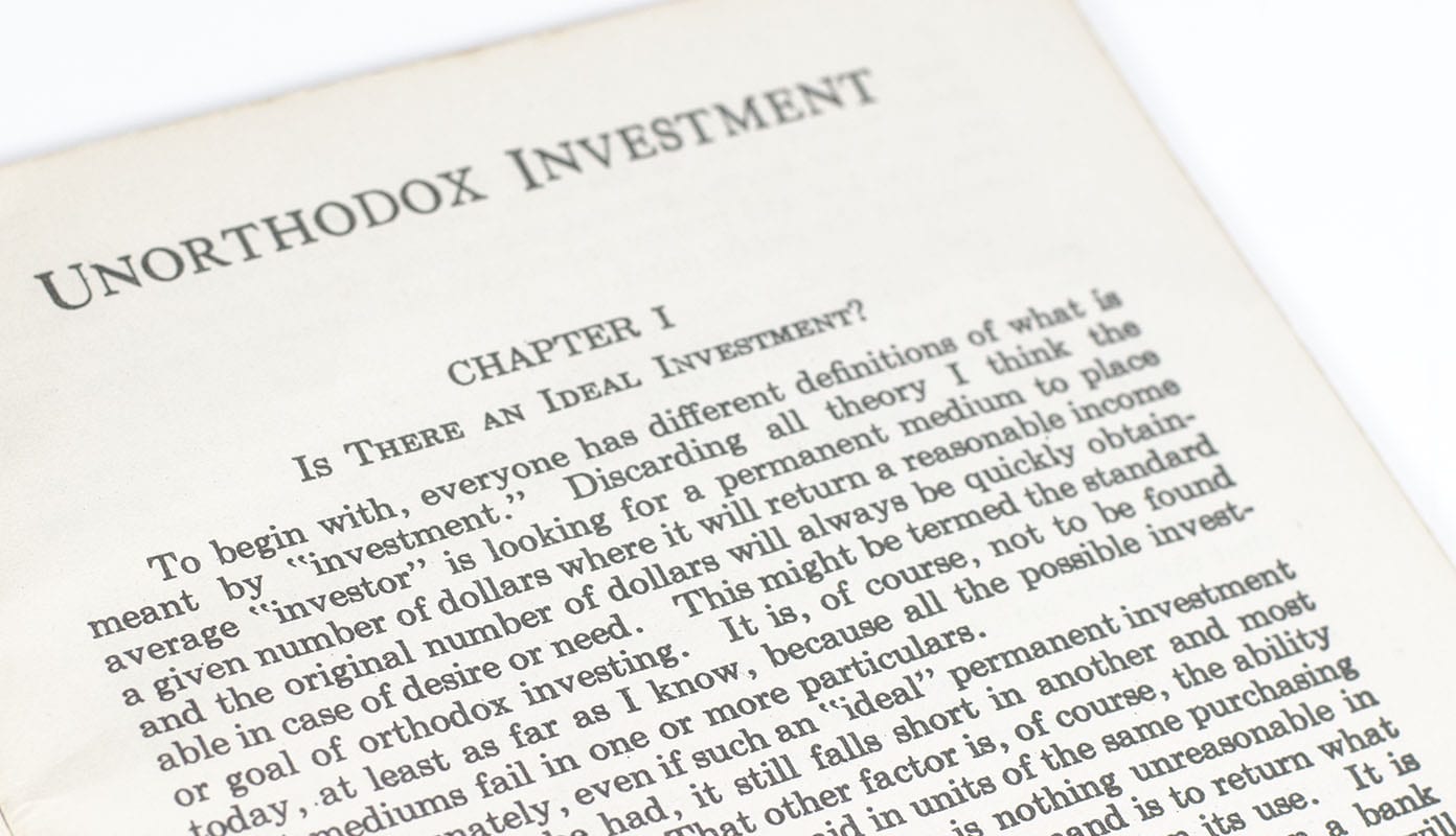 Unorthodox Investment