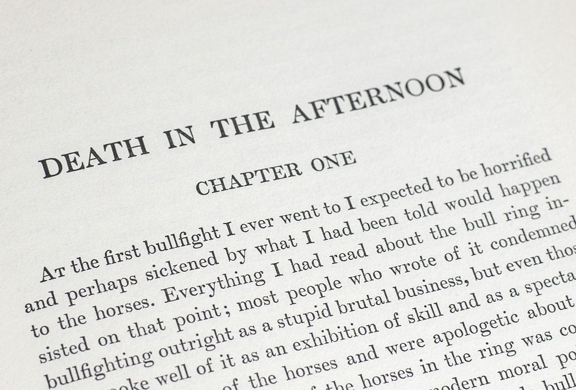 Death in the Afternoon