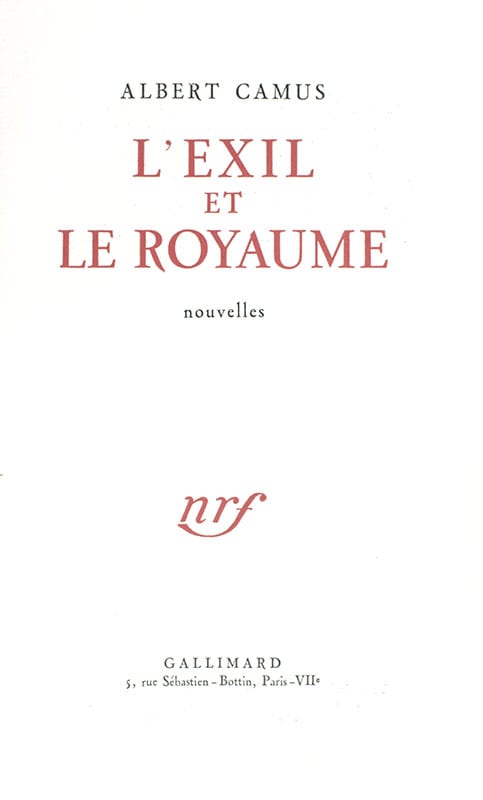 L'Exil et Le Royaume