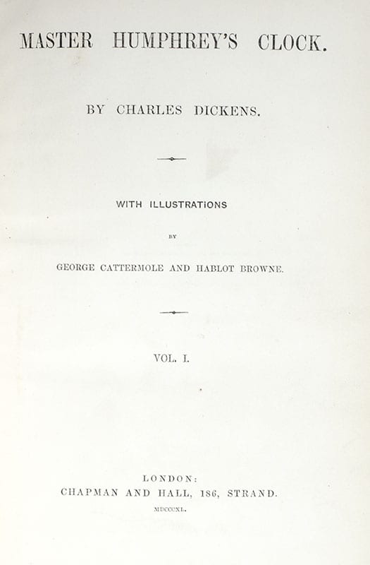 Master Humphrey's Clock