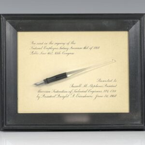 Fountain Pen used by Dwight D. Eisenhower.