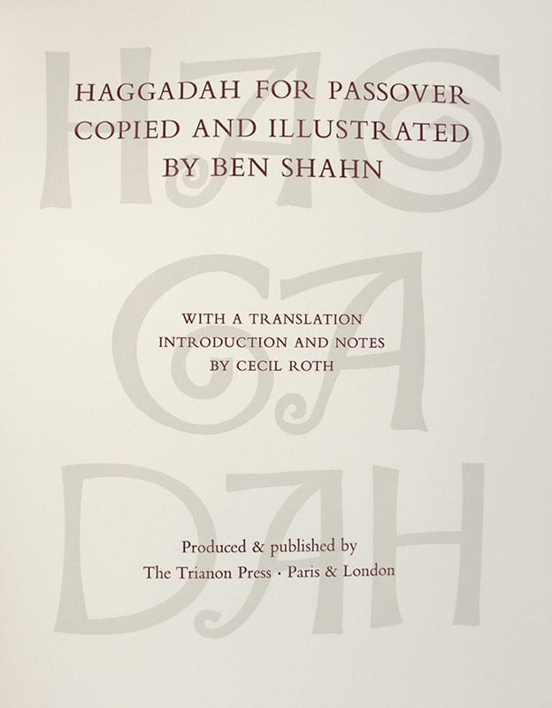 Haggadah for Passover