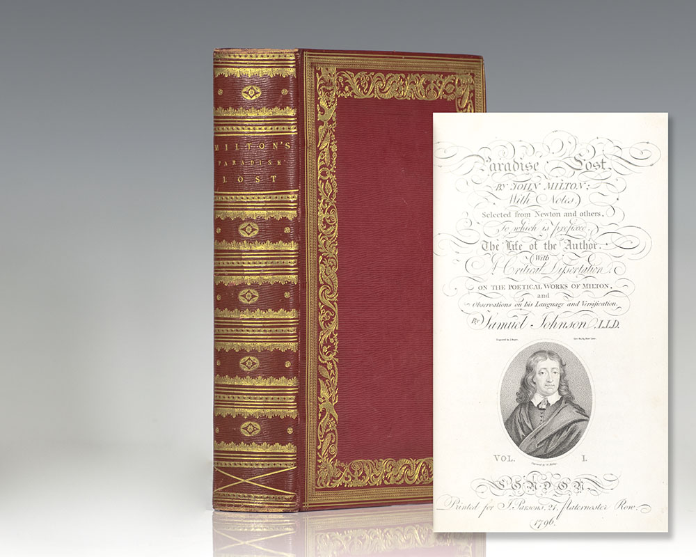 Paradise Lost: With The Life of the Author and A Critical Dissertation on the Poetical Works of Milton by Samuel Johnson.