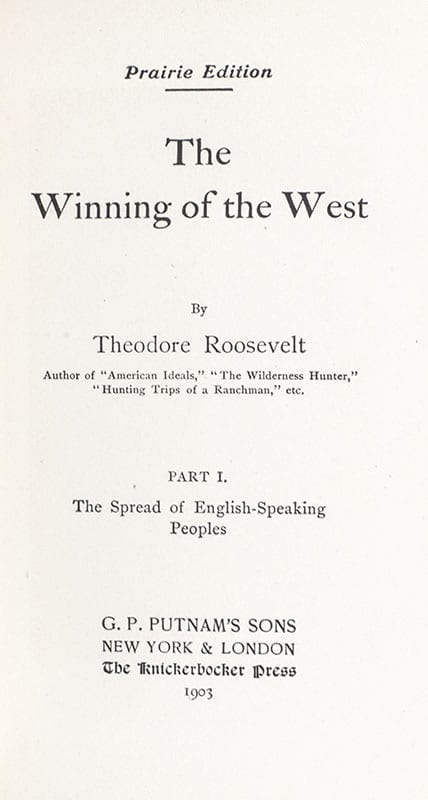 The Works of Theodore Roosevelt