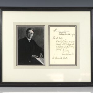 Louis Brandeis Autograph Letter Signed