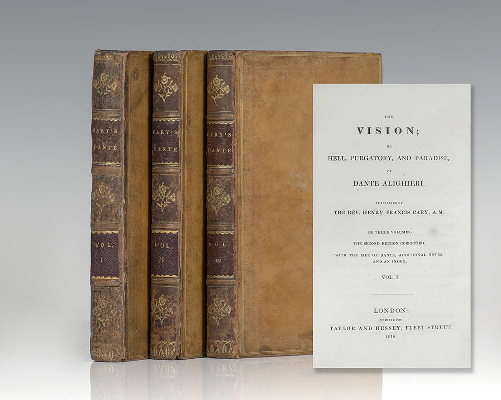 The Vision; or Hell, Purgatory, and Paradise, of Dante Alighieri. With the Life of Dante, Additional Notes, and an Index