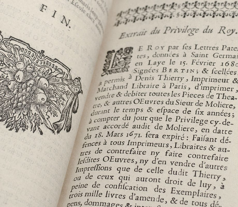 Les Oeuvres De Monsieur De Moliere, Reveues, Corrigees & Augmentees (Tartuffe)