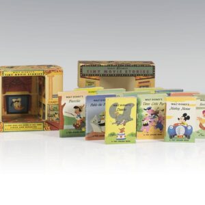 Walt Disney's Tiny Movie Stories Including: Mickey's New Car, Dopey And The Wicked Witch, Bambi Plays Follow The Leader, and Dumbo's Magic Feather