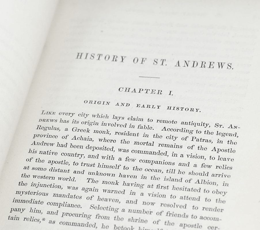 History of St. Andrews, with a Full Account of the Recent Improvements in the City