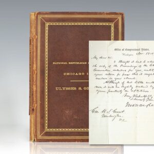 Presidential Election, 1868: Proceedings of the National Union Republican Convention, Held at Chicago. May 20 and 21, 1868