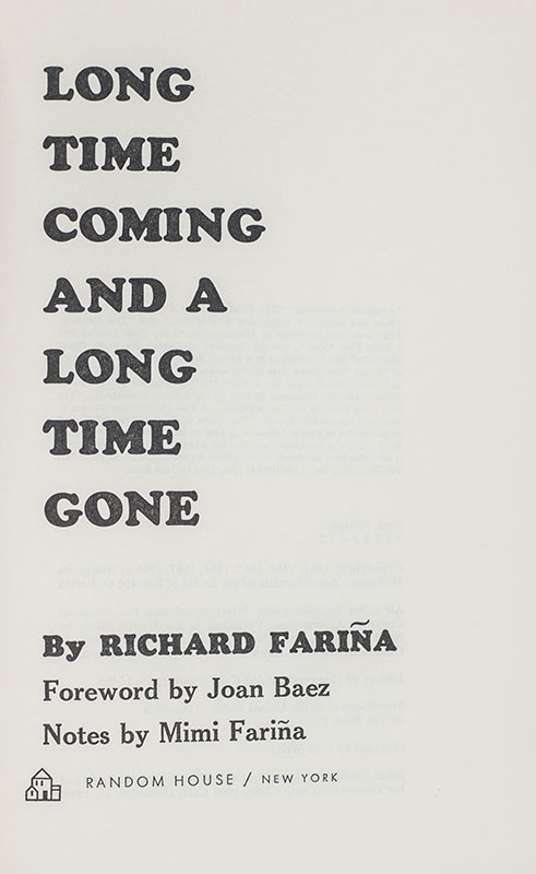 Long Time Coming And A Long Time Gone