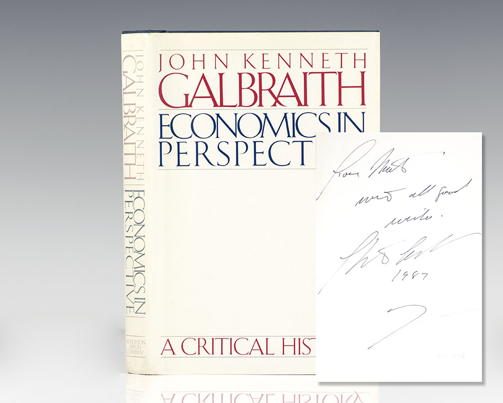 Economics in Perspective: A Critical History.