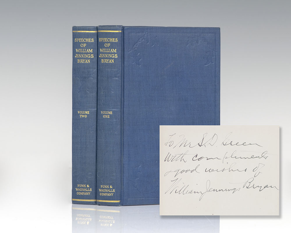 Speeches of William Jennings Bryan.