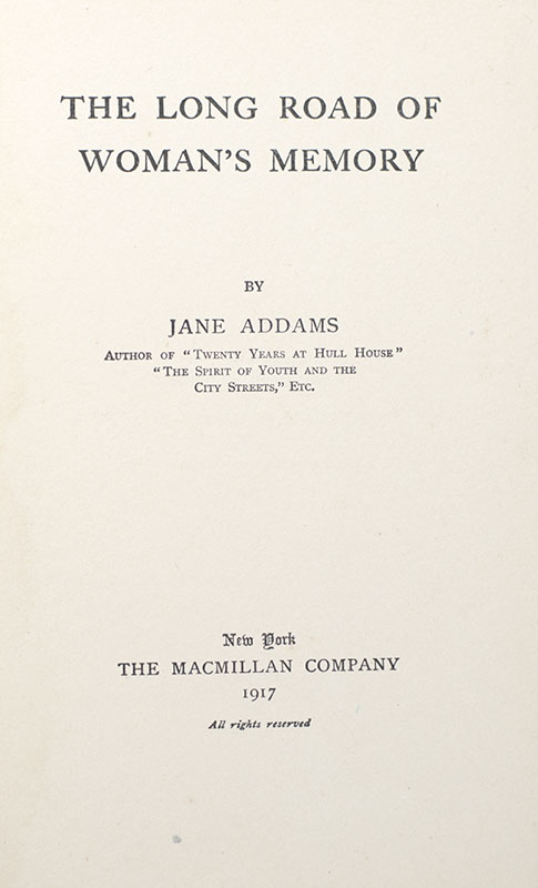 The Long Road of Woman's Memory