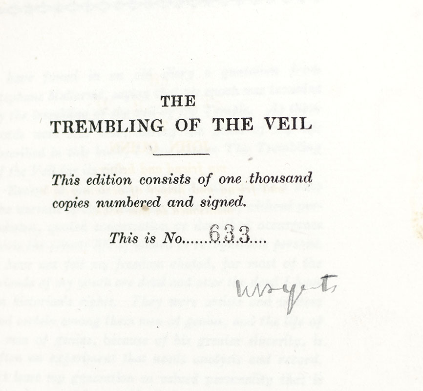 The Trembling of the Veil