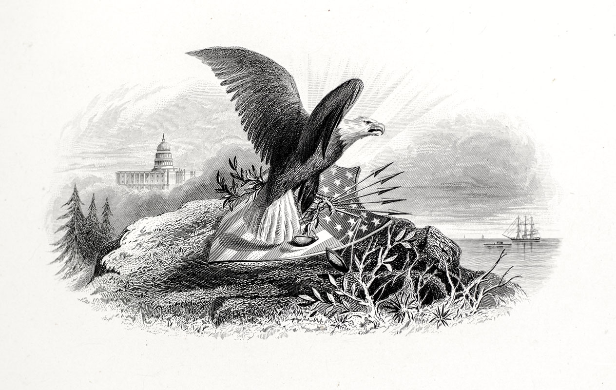 United States Treasury Department Vignette and Portrait Presentation Album