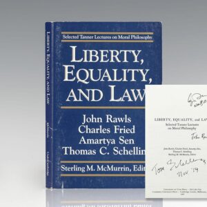 Liberty, Equality, and Law: Selected Tanner Lectures on Moral Philosophy