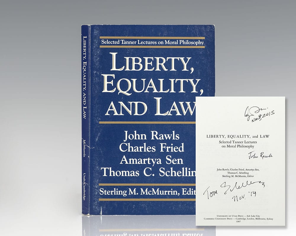 Liberty, Equality, and Law: Selected Tanner Lectures on Moral Philosophy.