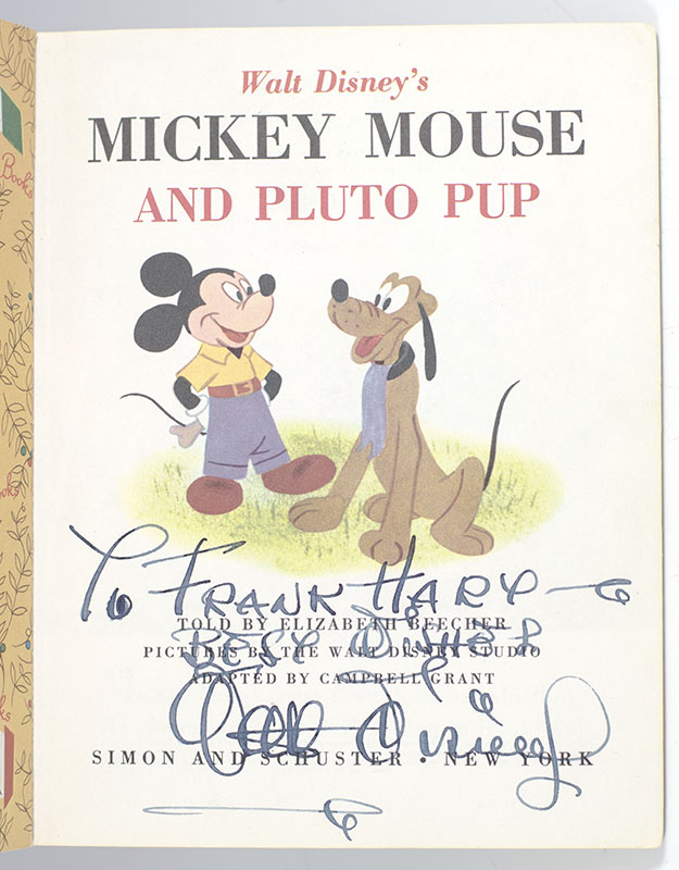Walt Disney's Mickey Mouse and Pluto Pup