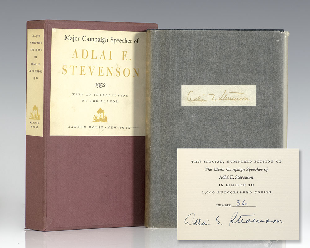 Major Campaign Speeches of Adlai E. Stevenson 1952