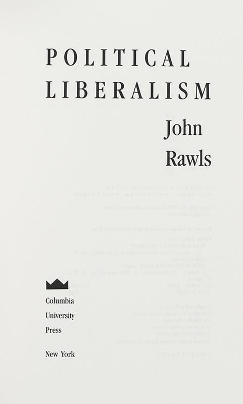 Political Liberalism