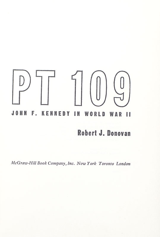 PT 109: John F. Kennedy in World War II