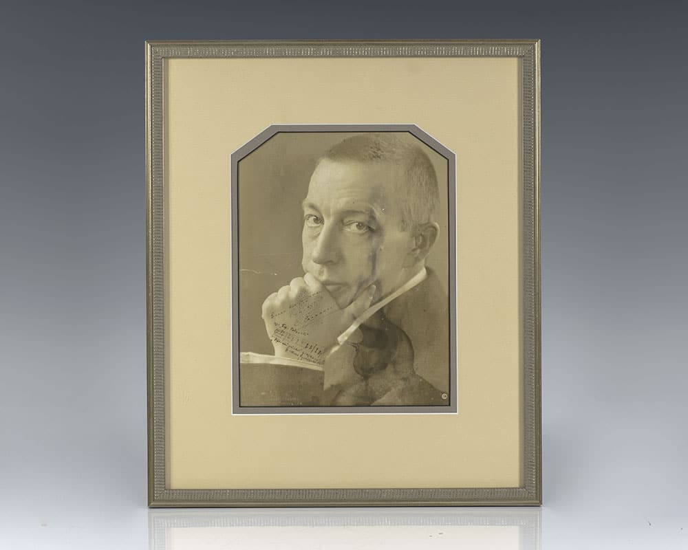 Sergei Rachmaninoff Signed Photograph