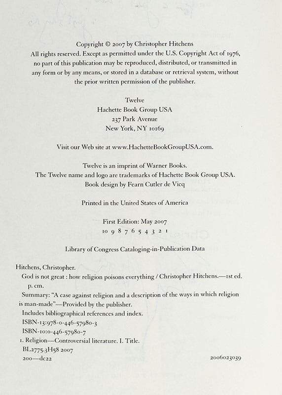 God Is Not Great: How Religion Poisons Everything