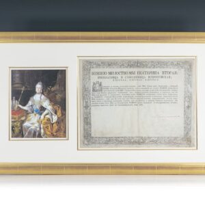 Catherine the Great Signed Document