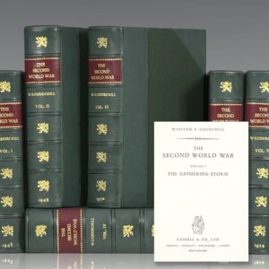 First editions of Winston Churchill’s masterpiece The Second World War